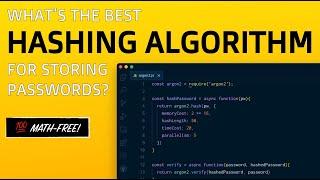 What's the Best Hashing Algorithm for Storing Passwords?