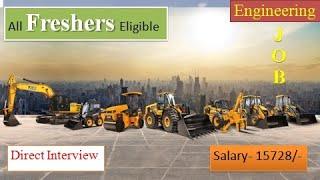 JCB India LTD. recruitment | Direct Interview | 15k plus salary