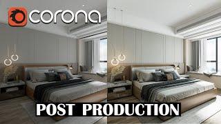 corona render post production all element + photoshop tutorial