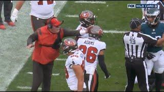 HC Buccaneers Bruce Arians fined $50K after hitting Andrew Adams' helmet in Wild Card round