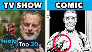 Top 20 Differences Between The Walking Dead Comic and TV Show