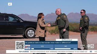 VP Kamala Harris visits Douglas border for campaign event