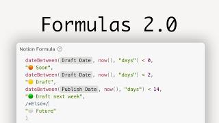 Formulas 2.0