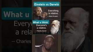 Einstein vs Darwin theory #knowledge #science