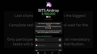 Bits Airdrop Listing || Bits Airdrop Coming #bits #xempireairdrop #bitsairdrop