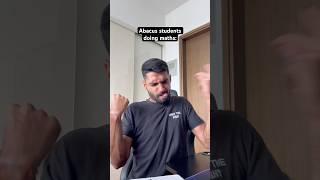 Other Students Doing Maths vs Abacus Students Doing Maths  #shorts