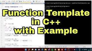C++ Template Part 1 | Function Template in CPP