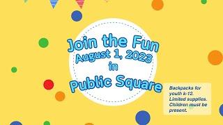 Family Fun Day! Aug 1st @ PublicSquare