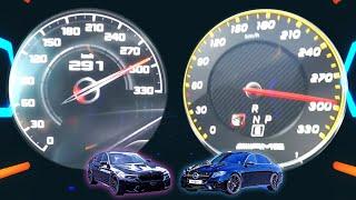 ACCELERATION BATTLE | BMW M5 F90 COMPETITION VS MERCEDES BENZ E63s AMG | 0-300km/h