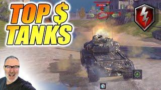 TOP $ TANKS FOR CREDIT GRINDING IN WORLD OF TANKS BLITZ