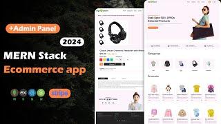 MERN Stack Ecommerce Project React, MongoDB, Express, Node & Tailwind - CRUD App with Admin Panel