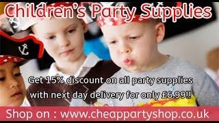 childrens party supplies | kids party decorations | cheap party shop