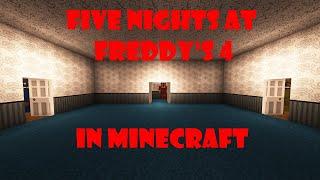 FNAF 4 in Minecraft Bau Part 1