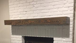 How to Install Fireplace Mantel with Hidden Bracket