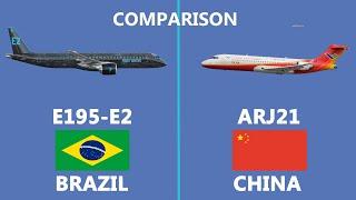 Is China's ARJ21 is better than E195 aircraft. Comparison of ARJ 21 vs E195-E2