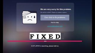 How to Fix KOPLAYER start up error "without Loosing Data" | No data is lost | Fix your KOPLAYER