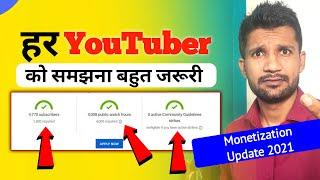 फिर से Monetization Policy Update  | Big Change in Monetization Policy 2021