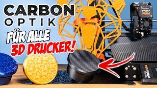 CARBON-OPTIK mit jedem 3D Drucker & CREALITY K1 Mods mit Klipper