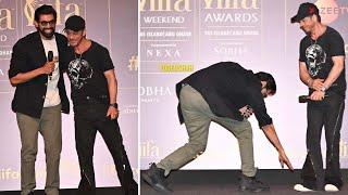 Rana Daggubati’s Touching Feet Of Shah Rukh Khan Steals The Show At IIFA 2024 Press Conference