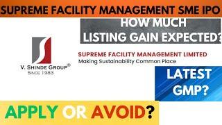 Supreme Facility Management IPO Analysis • Supreme Facility IPO Review • GMP • IPO •#ipoanalysis