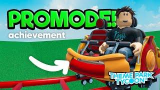 How To Unlock SPINNING COASTER in Theme Park Tycoon 2! ‍ (Promode Achievement)