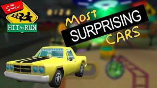 5 Cars That Pleasantly Surprised Me in The Simpsons Hit & Run