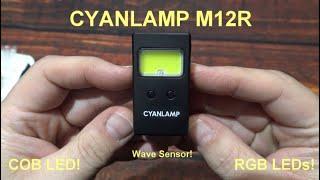 CYANLAMP M12R Flashlight Kit Review! (RGB & COB LEDs, 500 Lumens, Magnetic Tail, Kick Starter!)