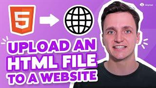 How to Upload a HTML File to a Website