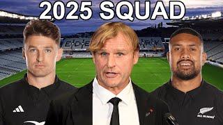 ALL BLACKS 2025 Squad ANNOUNCED