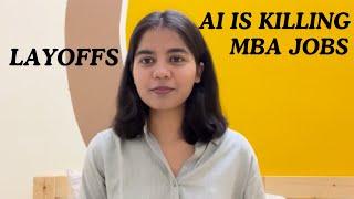 Massive Loans and Layoffs | AI is killing MBA Jobs