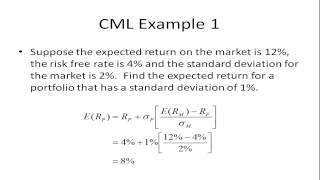 Capital Market Line