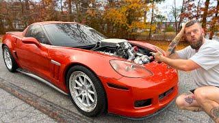 Rebuilding A TOTALED Twin Turbo Corvette!