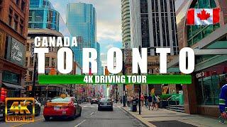 Toronto Canada  Saturday Driving Tour in 4K UHD (HDR) 60 fps