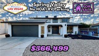 Las Vegas House for Sale | Spring Valley | Complete Remodel | No HOA | RV Parking