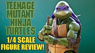 NECA 1/4 Scale 1990 TMNT Donatello Figure- Collectable Review!