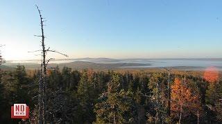 Восход и закат в уральской тайге