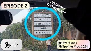 jgadventure's Philippines Vlog 2024 - Episode 2 - LUXURY RESTAURANT AND POOL