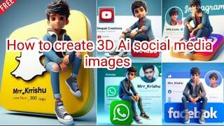 How to create 3D Ai social media images/ explained in Malayalam