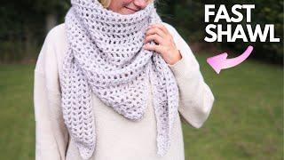 Crochet SHAWL Wizardry: World's Fastest Shawl?