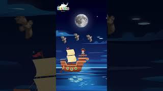 The Moonlit Voyage of Captain Willow – A Magical Bedtime Adventure for Kids  #shorts