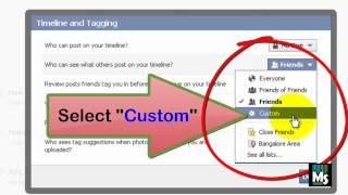 How to hide posts on your Facebook timeline from certain people