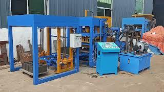 QT4-16 automatic hydraulic concrete hollow block machine interlock paver brick machine equipment