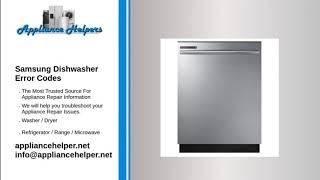 samsung dishwasher error codes