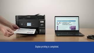 How to print duplex with Epson EcoTank Printer L6290