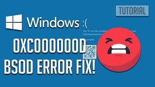 How To Fix Windows 10 Error Code 0xc000000d [Solved]