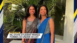 NCSU student makes Forbes 30 under 30