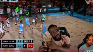 BALLHOGGING HAD ME HOT! Team Mark vs Team Duke 5v5 Basketball Reaction