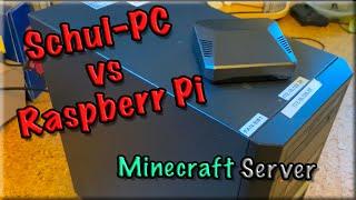 Minecraft Server auf einem Schul PC vs Raspberry Pi