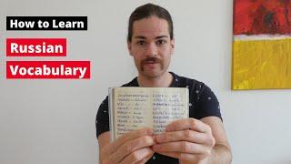 How to Learn Russian Vocabulary | Detailed Step-By-Step Process