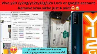 vivo y12g frp remove bypass by umt just 2 mint  || frp bypass